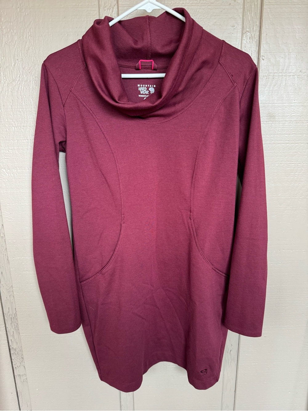 Mountain Hardware Maroon Cowl Dress Size Small